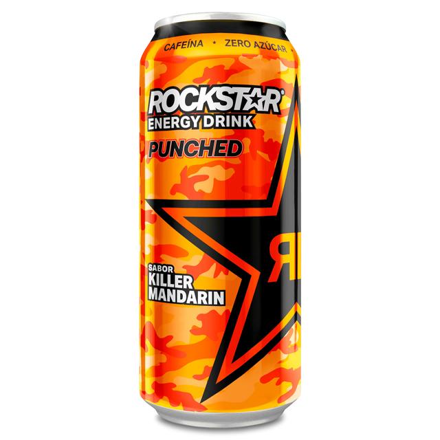 Bebida energética sabor killer mandarin Rockstar lata 500 ml