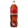 Refresco de cola zero zero Coca-Cola botella 2 l