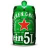 Cerveza Heineken Lager barril 5 l