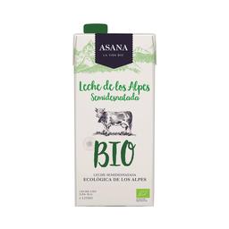 ASANA Leche de los Alpes semidesnatada ecológico 1 l