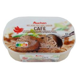 AUCHAN Tarrina de helado de café 1 l. Producto Alcampo
