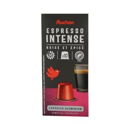 PRODUCTO ALCAMPO Café en cápsulas Expresso Intenso I10, 10 uds