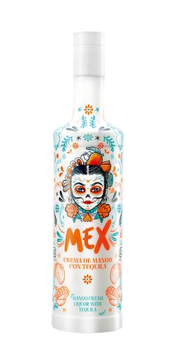Licor de crema de mango con tequila Mex 70cl