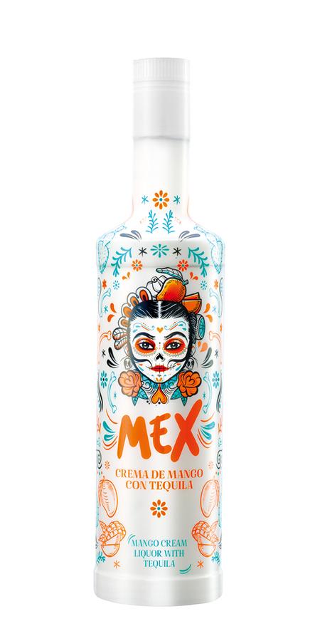 Licor de crema de mango con tequila Mex 70cl