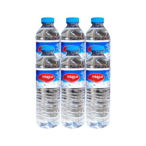 ESMIAGUA Agua mineral botella de 50 cl, pack de 6 uds