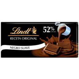 Chocolate negro LINDT Suave 52% cacao tableta 100 g