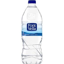 Agua mineral font vella, botella 1 litro