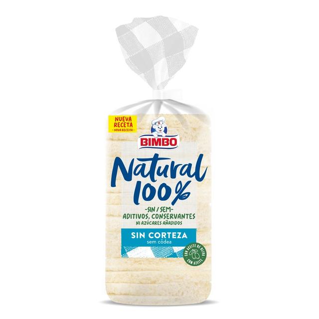 Pan BIMBO natural 100% sin corteza 450 g