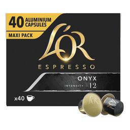 L'OR ESPRESSO Café en cápsulas Onyx I12, 40 uds