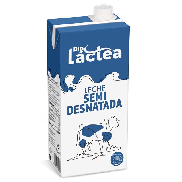 Leche semidesnatada Dia Láctea brik 1 l