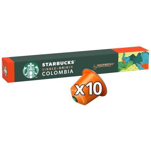 Café colombia intensidad 7 Starbucks 10 cápsulas