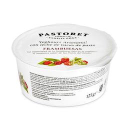 Yogur artesanal con frambuesa Pastoret vaso 125 g