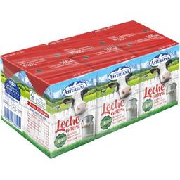 Leche entera asturiana, pack 6x200 ml