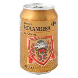 Cerveza Carrefour Holandesa lata 33 cl