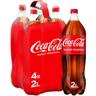 Refresco de cola coca cola, pack 4x2 litros