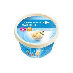 Helado de vainilla sin azúcar añadido Carrefour sin gluten 500 ml