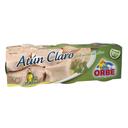 ORBE Atún claro en aceite de oliva pack 3 uds. x 80 g