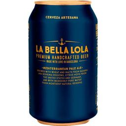 Cerveza lager la bella lola, lata 33 cl