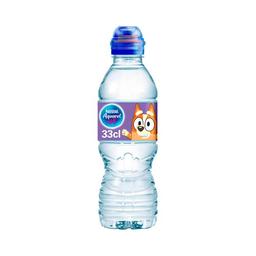 AQUAREL Agua mineral con tapón sport botella de 33 cl