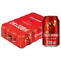 CRUZCAMPO Cervezas rubias pack 24 uds. x 33 cl