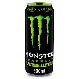 Bebida energética green zero Monster lata 500 ml