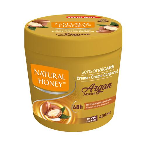 NATURAL HONEY Crema corporal nutrición intensa con Argán NATURAL HONEY Sensorial care 400 ml