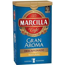 Café molido descafeinado natural marcilla, click plack 200 g