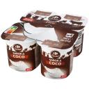 Yogur sabor coco Carrefour Classic' pack de 4 unidades de 125 g