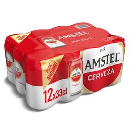 Cerveza Amstel pack 12 x 33 cl