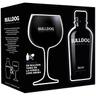 Ginebra bulldog, botella 70 cl + copa negra