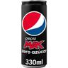 Refresco de cola pepsi max zero azúcar, lata 33 cl