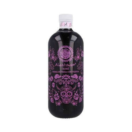 ALENTADOR Crema de fresas mediterraneas con tequila Mexicano ALENTADOR Rosé botella de 70 cl