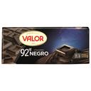 VALOR Chocolate negro 92% sin gluten 170 g