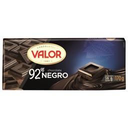 VALOR Chocolate negro 92% sin gluten 170 g