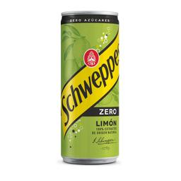 Schweppes de limón zero lata 33 cl