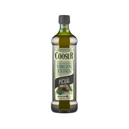 COOSUR Aceite de oliva virgen extra Picual intenso botella de 1 l