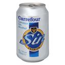Cerveza Carrefour sin alcohol lata 33 cl