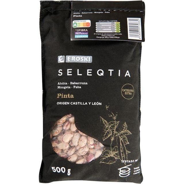 Alubia pinta eroski seleqtia, saco 500 g 