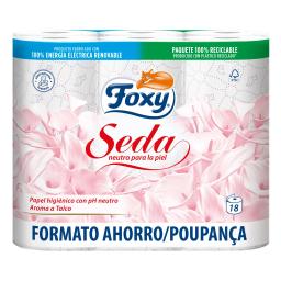 Papel higiénico 3 capas Seda Foxy 18 rollos