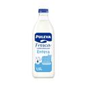 Leche entera fresca Puleva botella 1,5 l