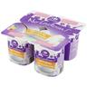 Leche fermentada azucarada natural Carrefour No Lactosa sin lactosa pack de 4 unidades de 125 g