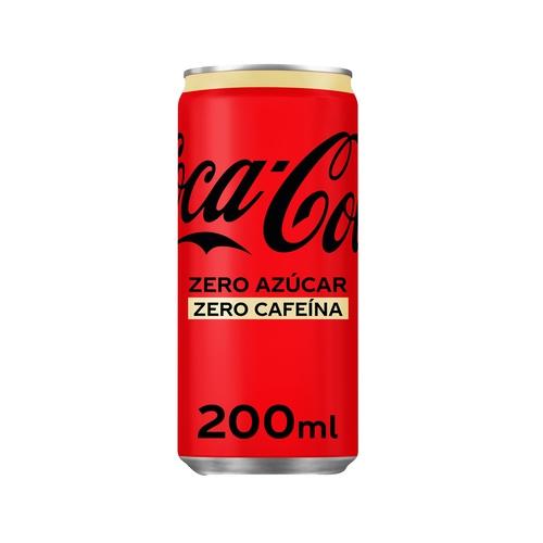 COCA COLA ZERO ZERO Refresco de cola Zero Zero lata 20 cl