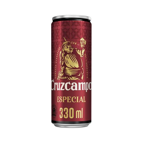 CRUZCAMPO Especial Cerveza rubia lata 33 cl