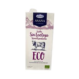 ASANA Leche semidesnatada sin lactosa Eco 1 l