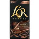 Café flavours chocolate compatible nespresso l'or, caja 10 uds
