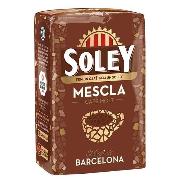 Café molido mezcla soley, paquete 250 g