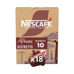 NESCAFÉ Farmers Origins Áfricas ristretto I10 Café en cápsulas 18 uds