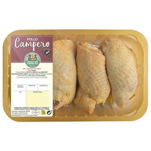 ALCAMPO CULTIVAMOS LO BUENO Contramuslos de pollo campero  Bandeja