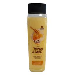 Gel de ducha leche y miel Carrefour 750 ml