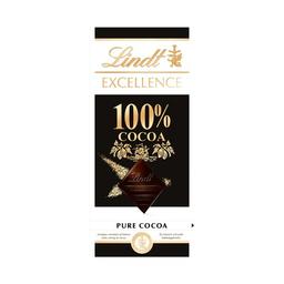 LINDT Excellence Chocolate negro 100 % cacao 50 g